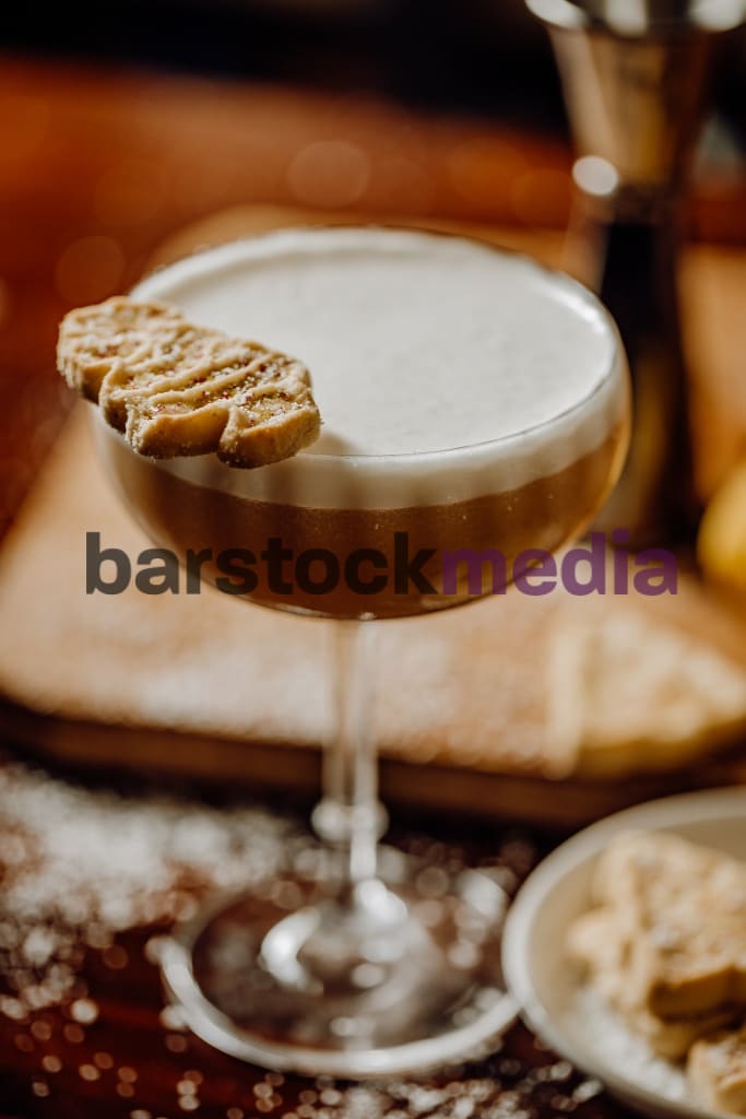 Holiday Cookie Cocktail-Bar Stock Photos