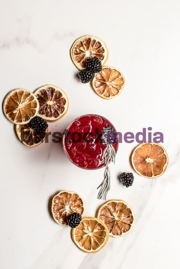 Blackberry Bramble With Dried Fruit